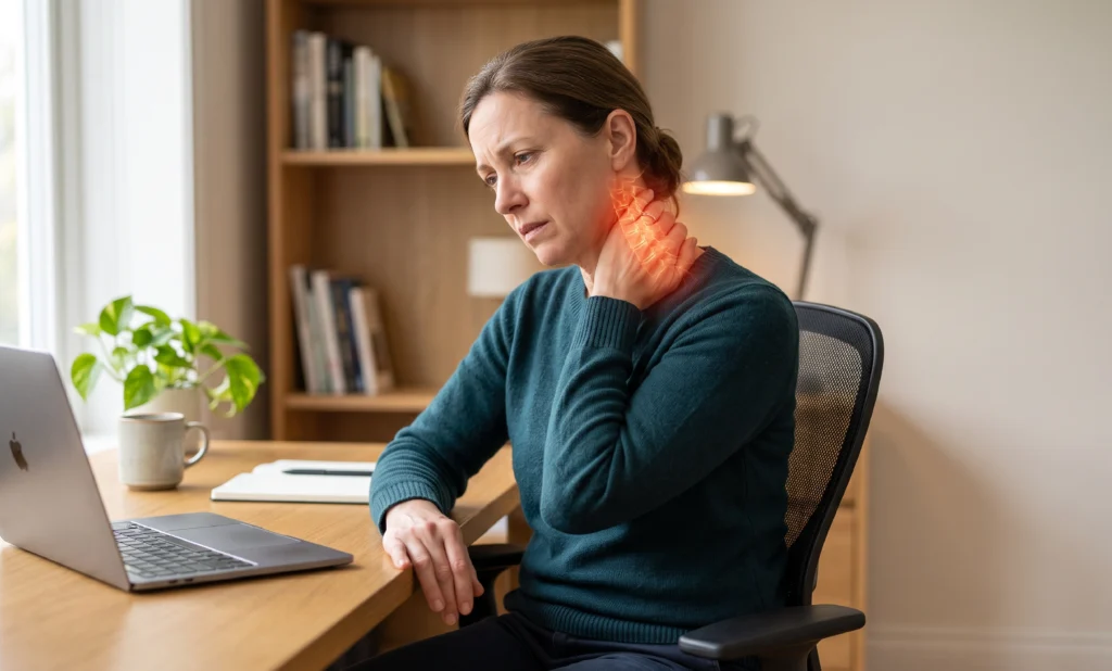 constant neck pain